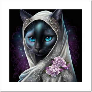 Mystic Siamese Cat Posters and Art